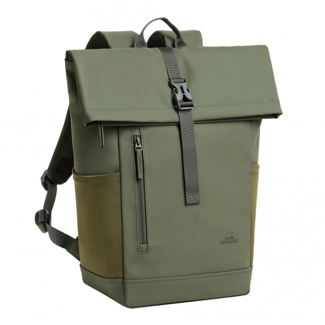 Рюкзак міський Rivacase 7826 Olive Green 17 л оливковий із зелени... - изображение 1