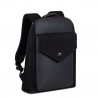 Рюкзак міський Rivacase 8524 Cardiff/Black 31х41.5х11 см чорний