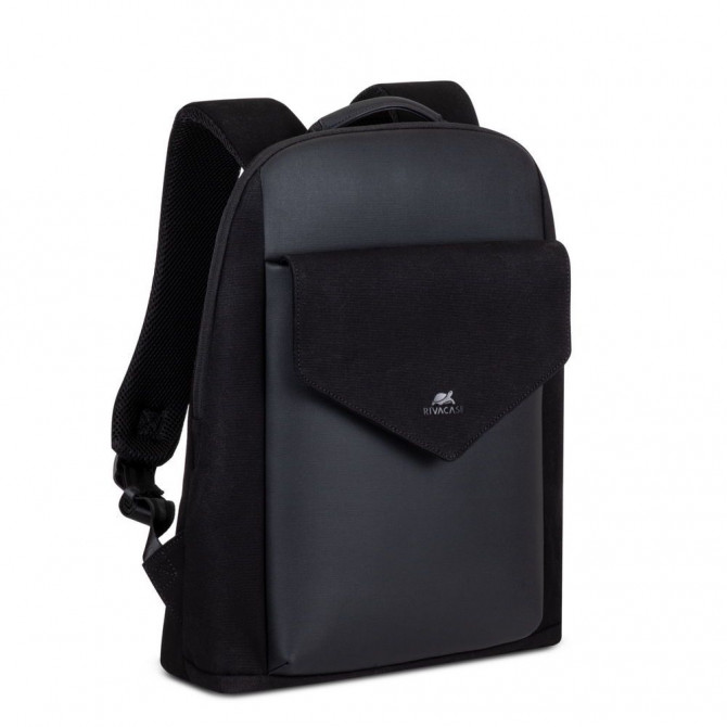 Рюкзак міський Rivacase 8524 Cardiff/Black 31х41.5х11 см чорний - изображение 1