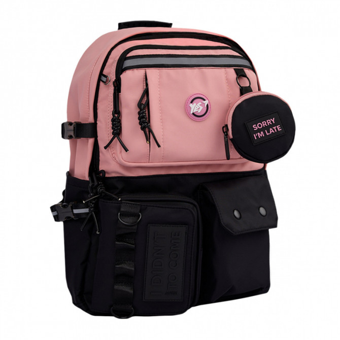 Рюкзак міський YES T-107 Pink 559977 17 л - изображение 1