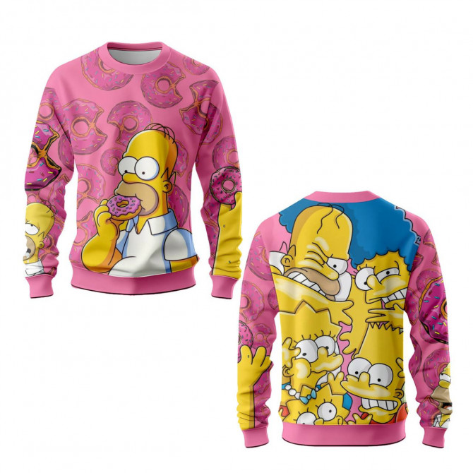 Світшот з 3D принтом The Simpsons 31550 3XL - изображение 1