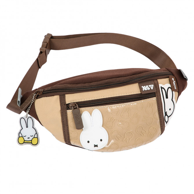 Сумка-бананка YES SP-36 Miffy Bunny 550551 6х12х26 см - изображение 1