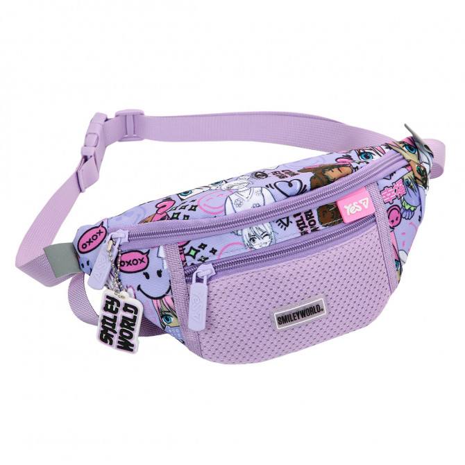Сумка-бананка YES SP-36 Smiley World Anime 550549 6х12х26 см - изображение 1
