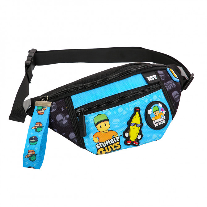 Сумка-бананка YES SP-36 Stumble Guys 550556 6х12х26 см - изображение 1