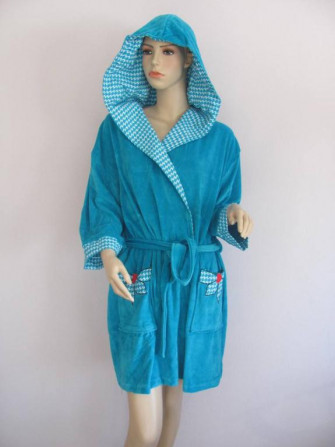 Халат ARYA Emily жіночий XXL 1351190 Xl, Темно-Бірюзовий - изображение 1