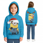 Худі дитяче з 3D принтом Santa Minion 31839 152 см
