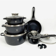 Набір кухонного посуду Top Kitchen TK00020 з мармуровим антиприга...