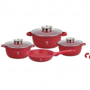Набір посуду Top Kitchen TK00076 з мармуровим покриттям 7 предмет...