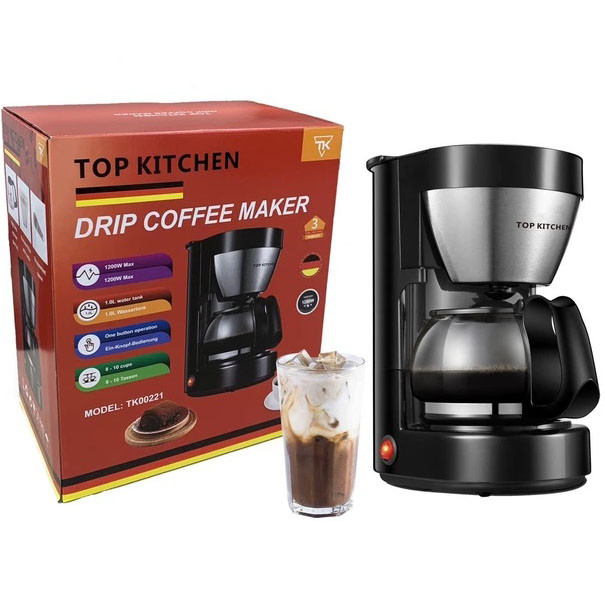Крапельна кавоварка Top Kitchen 1200W TK00221 кава мелена 1л - изображение 1