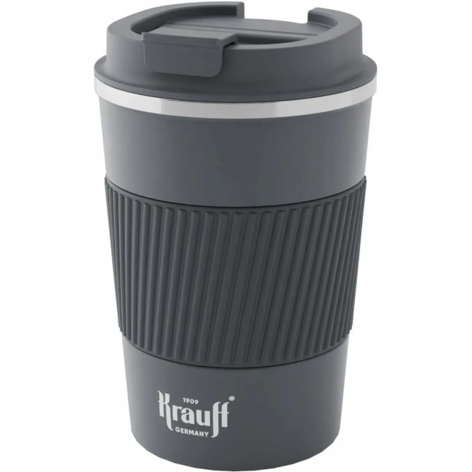 Термокухоль Krauff Komfort 26-309-008 380 мл сірий - изображение 1
