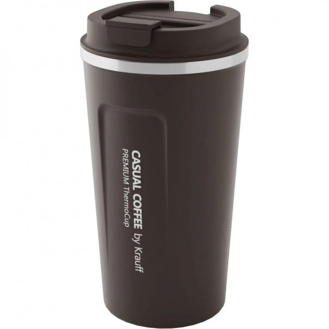 Термокухоль Krauff Personell 26-309-006 510 мл коричневий - изображение 1