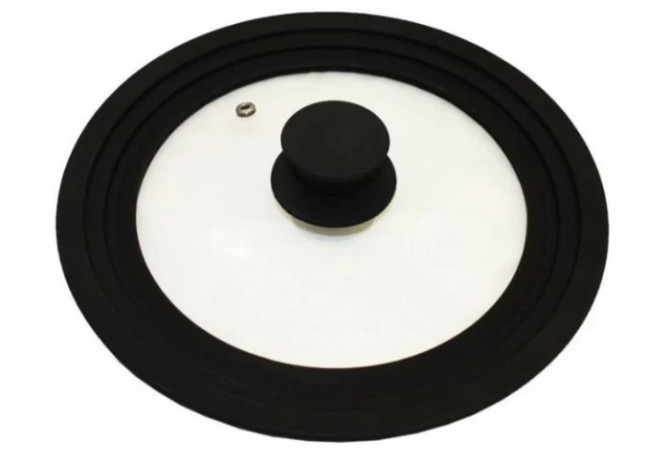 Кришка універсальна Frico FRU-1010A-Black 16-20 см чорна - изображение 1