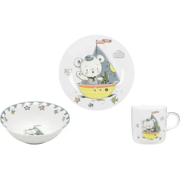 Набір дитячого посуду Limited Edition Little Sailor C805 3 предме... - изображение 1