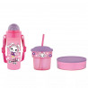 Набір для ланча дитячий Gustо Kai GT-G-712008-pink 3 предмета рож...