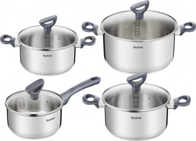 Набір каструль Tefal Daily Сook G712S855 8 пр - изображение 1