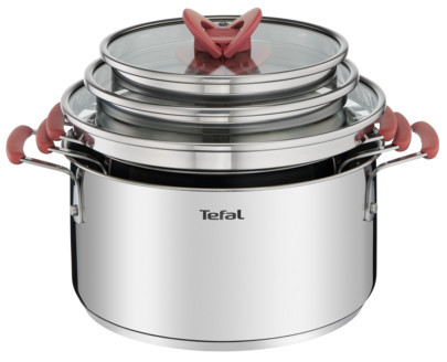 Набір каструль Tefal Opti'spaСe G720S674 6 предметів - изображение 1