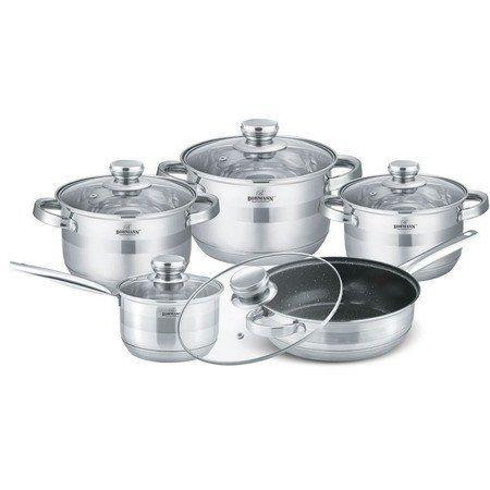 Набір кастрюль10 пр Bohmann BH-1275-10-MRB - изображение 1