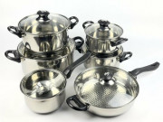 Набір посуду Best Seller FH-219 12 сріблястий предметів