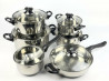 Набір посуду Best Seller FH-219 12 сріблястий предметів