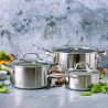 Набір посуду GreenPan Geneva CC005244-001 6 предметів сріблястий