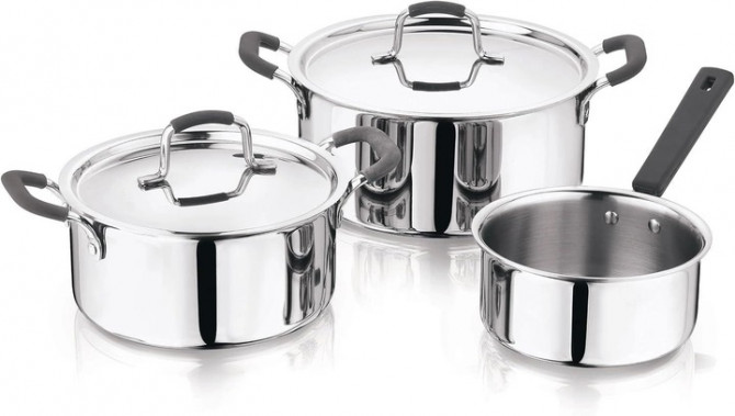 Набір посуду MasterPro Foodies collection BGEU-5539 5 сріблястий ... - изображение 1