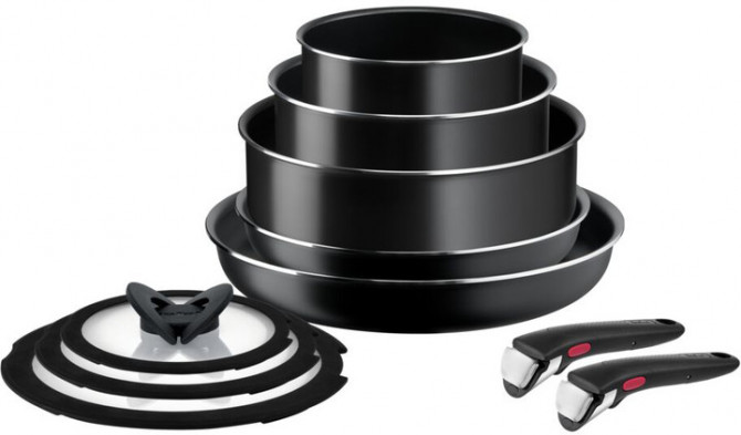 Набір посуду Tefal Ingenio Easy Cook & Clean L1539053 10 предметі... - изображение 1