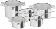 Набір посуду Tefal Nordica H852SA56 10 предметів сріблястий