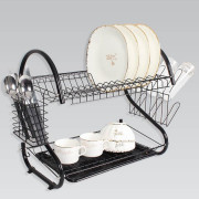 Сушка для посуду настільна Bohmann BH 7321 43x25x36,5 см чорна