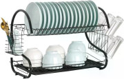 Сушка для посуду настільна Bohmann BH 7323 52x25x36,5 см чорна