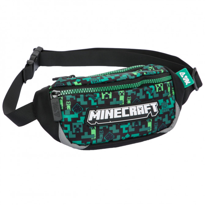 Сумка-бананка YES SP-34 Minecraft Team 550151 6х9.5х23 см - изображение 1
