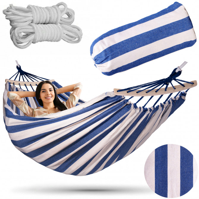 Гамак двомісний Hanert Relax Marine 260x150 - изображение 1