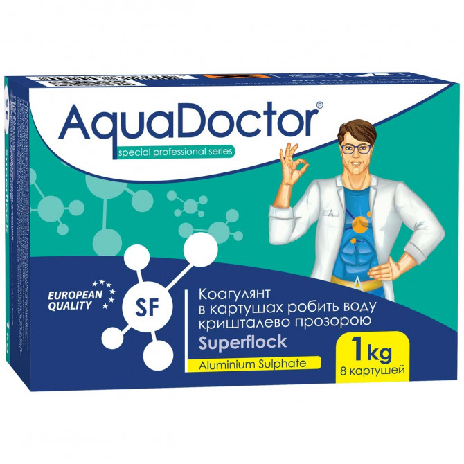 Коагулюючий засіб у картушах AquaDoctor Superflock (Коагулянт) - изображение 1