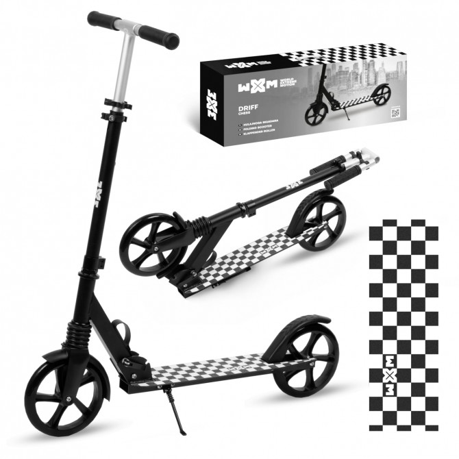 Двоколісний дитячий самокат Kidwell WXM DRIFF Chess 200 mm - изображение 1