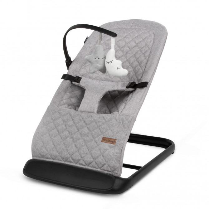 Крісло-гойдалка Kidwell LARO Full Grey/Black - изображение 1