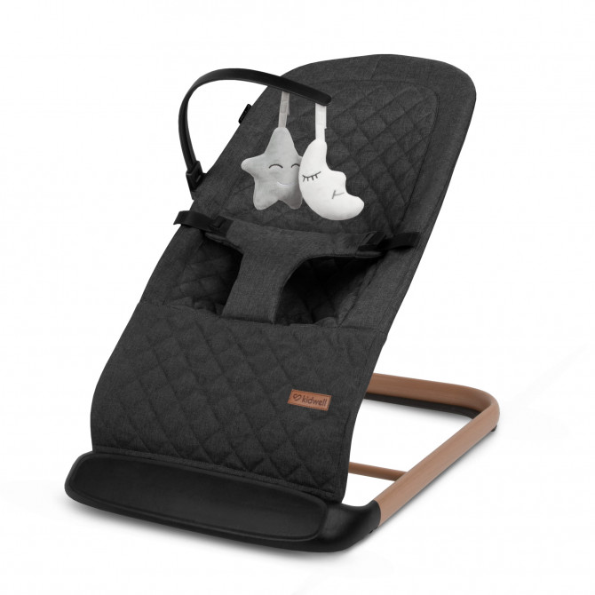 Крісло-гойдалка Kidwell LARO Black/Wooden - изображение 1