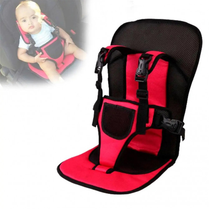Дитяче автокрісло Multi Function Car Cushion до 5 років. Колір че... - изображение 1