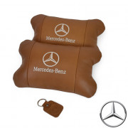 Комплект 2шт для підголівника Mercedes-Benz, виготовлених з натур...