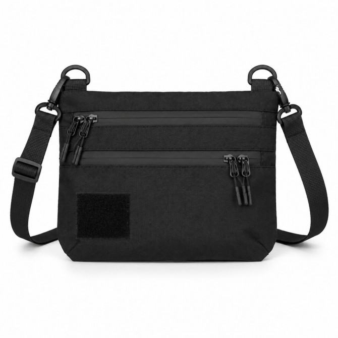 Тактична сумка чорна з Cordura 1000D, сумка через плече з VELCRO-... - изображение 1