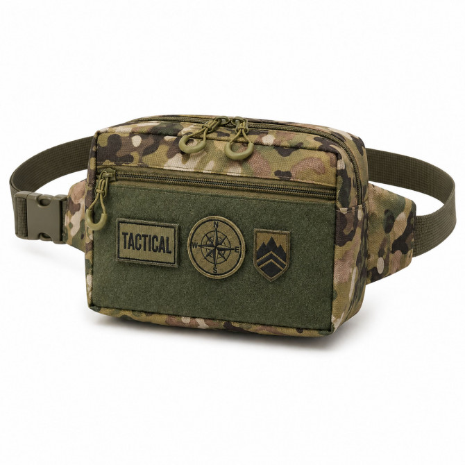 Тактична сумка-бананка Multicam для патчів і шевронів Cordura, по... - изображение 1