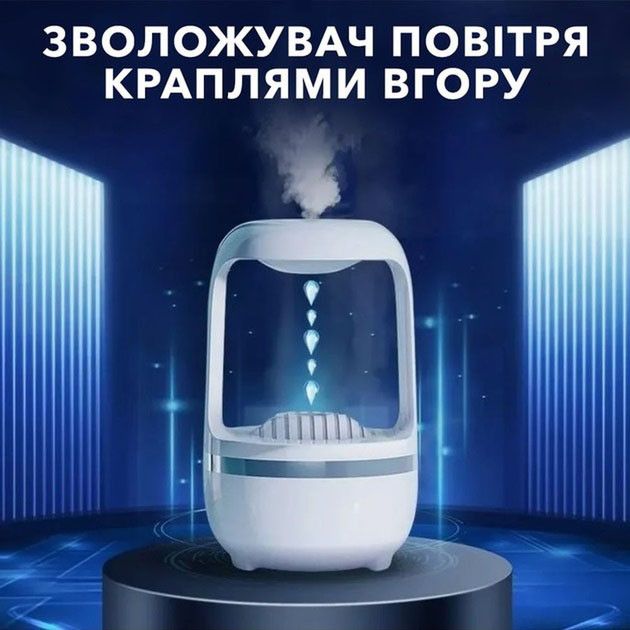 Зволожувач повітря ультразвуковий DROP HUMIDIFIER AND-199, левіту... - изображение 1