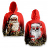 Худі спортивне з 3D принтом Santa Party Vibes 31506 XL