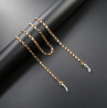 Ланцюжок для окулярів Bright and stylish 3 10297 золотистий