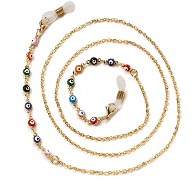 Ланцюжок для окулярів Colorful stones 1 10271 75 см - изображение 1