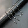 Ланцюжок для окулярів Silver luxury 4 10287 сріблястий