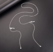 Ланцюжок для окулярів Silver luxury 5 10288 сріблястий