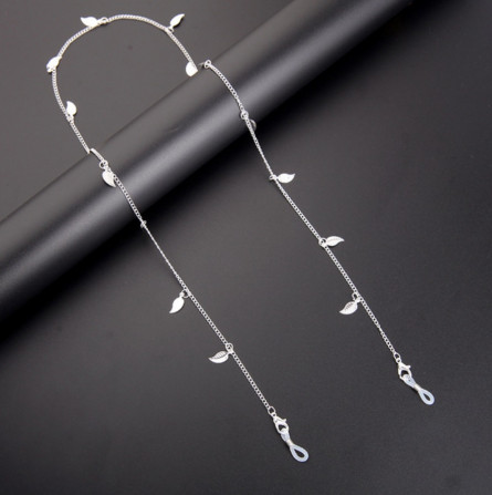 Ланцюжок для окулярів Silver luxury 8 10291 сріблястий - изображение 1