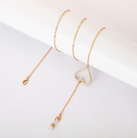 Ланцюжок для окулярів White and Gold 5 9880 70 см - изображение 1