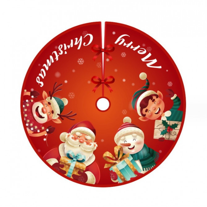 Килимок новорічний під ялинку Merry Christmas 1 14000 115х90 см - изображение 1