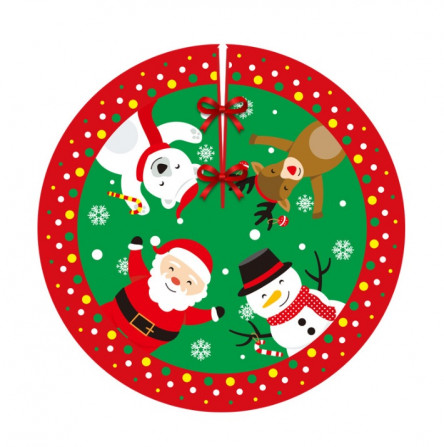 Килимок новорічний під ялинку Merry Christmas 4 14003 115х90 см - изображение 1
