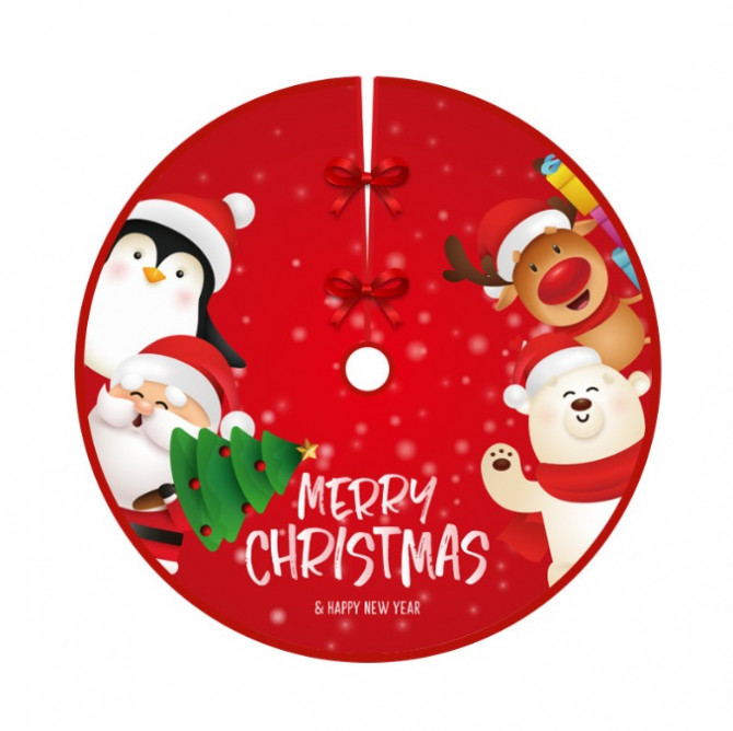 Килимок новорічний під ялинку Merry Christmas 5 14004 115х90 см - изображение 1